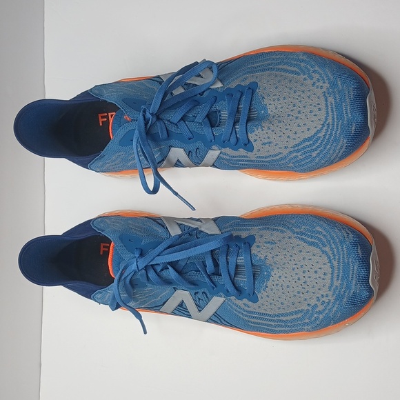 New Balance Fresh Foam 1080v10 Mens 15 Blue Orange Running Shoes‎ M1080H10 main image 4